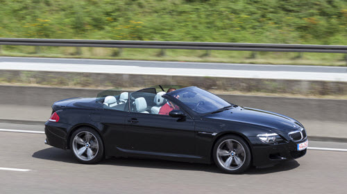 BMW M6 Convertible on the Road