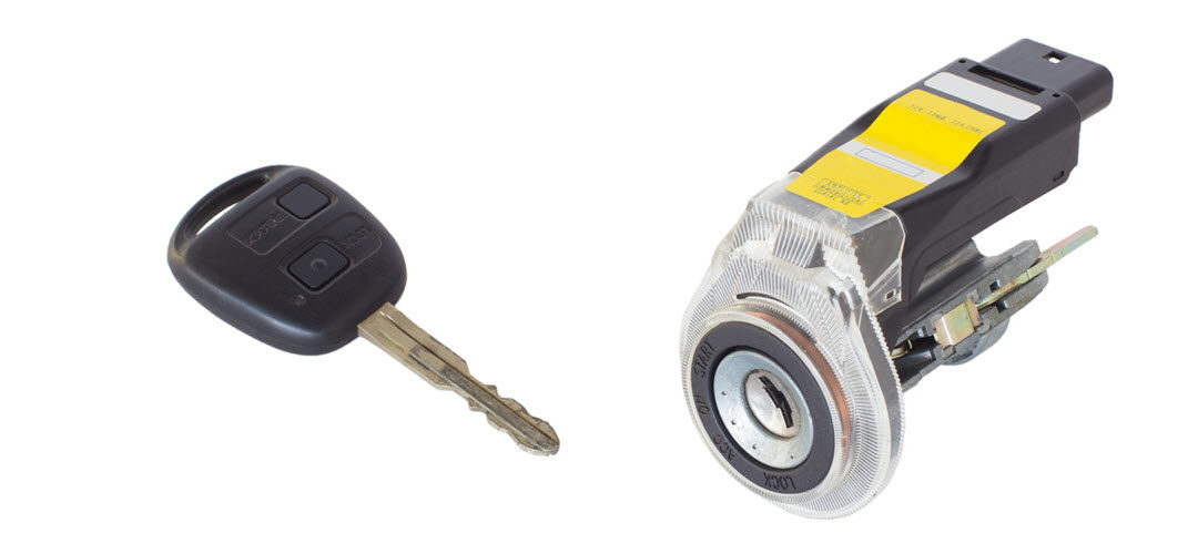 Car Ignition Lock with Key